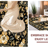 Contemporary Floral Motif(Black)