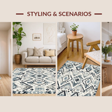 Minimalist Grey and White Medallion(Gray)