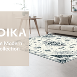 Modern Subtle Patterned Hide Accent(White)