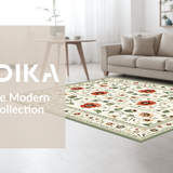 Lively Cream Beige Garden Scene(Ivory)
