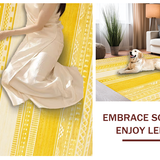 Artful Hand Woven Design(Yellow)