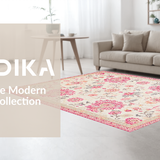 Elegant Botanical Motif Composition(Beige)