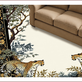 Cheetah Border Wildlife(Beige)