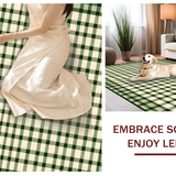 Rustic Checkered Texture Elegance(Green)