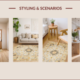 Elegant Vintage Botanical Print(Gray)