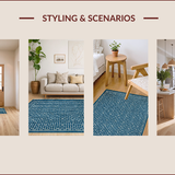 Modern Vibrant Lattice Artistry(Blue)