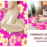 Unique Tufted Floral Expression(Pink)