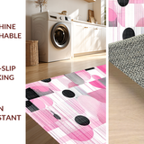 Stylish Tiled Geometric Motif(Pink)