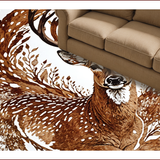 Faux Sika Deer Hide Accent(Brown)