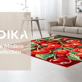 Whimsical Plush Patterned Accent(Red)
