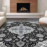 Classic Monochrome Medallion Style(Black)