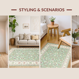 Cozy Sage Toned Nature Print(Green)