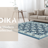 Contemporary Abstract Botanical Fusion(Blue)