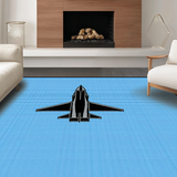 Whimsical Jetsetter Theme Artwork(Blue)