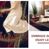 Maritime Kraken With Artistic Tentacle Spiral Design Collection(Red)