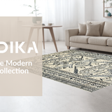 Elegant Monochrome Medallion(Beige)