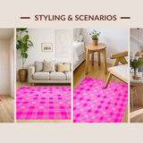 Adorable Fluffy Tiled Look(Pink)