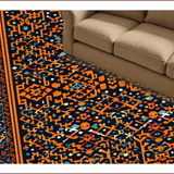 Elegant Lattice Patterned Texture(Black)