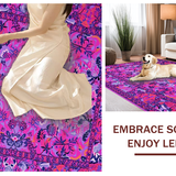 Trendy Retro Flower Power Design(Pink)