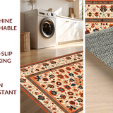 Lively Earthy Trellis Composition(Beige)