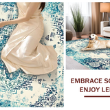 Minimalist Cream and Teal Contrast(Blue)