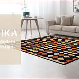 Chic Diamond Geometric Motif(Black)