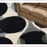 Enchanting Circular Geometric Fusion(Black)