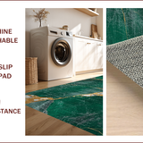 Modern Artistic Dining Room Non Shedding Wool(Green)