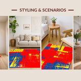 Energetic Abstract Urban Style(Red)
