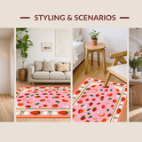 Joyful Cartoon Fruit Inspired Decor(Pink)