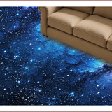 Ultra Soft Area Rug, Non Slip, Stain Resistant, Washable Area Rugs for Living Room, Bedroom, Galaxy Starry Sky Kids Playroom(Blue) - ODIKA