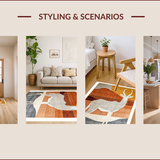 Contemporary Safari Animal Motif(Beige)