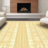 Stylish Transitional Symmetrical Shapes(Beige)