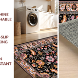 Contemporary Floral Symmetry Design(Black)
