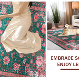 Lush Earthy Toned Geometric Design(Green)