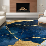 Luxe Marble Effect Decorative(Blue)