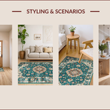 Chic Green Tiled Design(Blue)