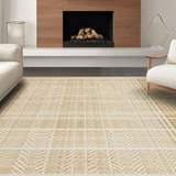 Minimalist Tan Geometric Motif(Beige)