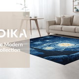 Minimalist Textured Round Accent(Blue)