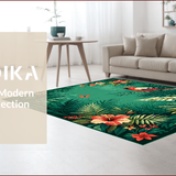 Tropical Jungle Floral Aesthetic(Green)