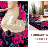 Artful Gothic Floral Composition(Red)