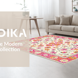 Modern Abstract Floral Aesthetics(Ivory)