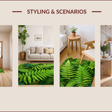 Serene Modern Textured Circle(Green)