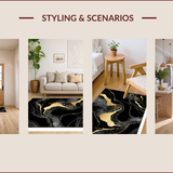 Geometric Black Gold Elegance(Black)