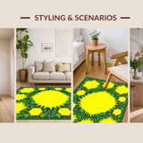 Artistic Bright Sun Theme Composition(Yellow)
