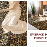 Faux Leopard Print(Brown)