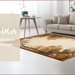 Ultra Soft Area Rug, Non Slip, Stain Resistant, Washable Area Rugs for Living Room, Bedroom, Washable Indoor Outdoor Runner(Beige) - ODIKA