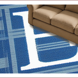 Marble Swirl Abstract Wool(Blue)