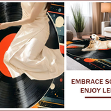 Eclectic Round Musical Motif(Black)