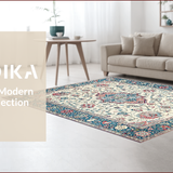 Artisan Rustic Geometric Composition(White)